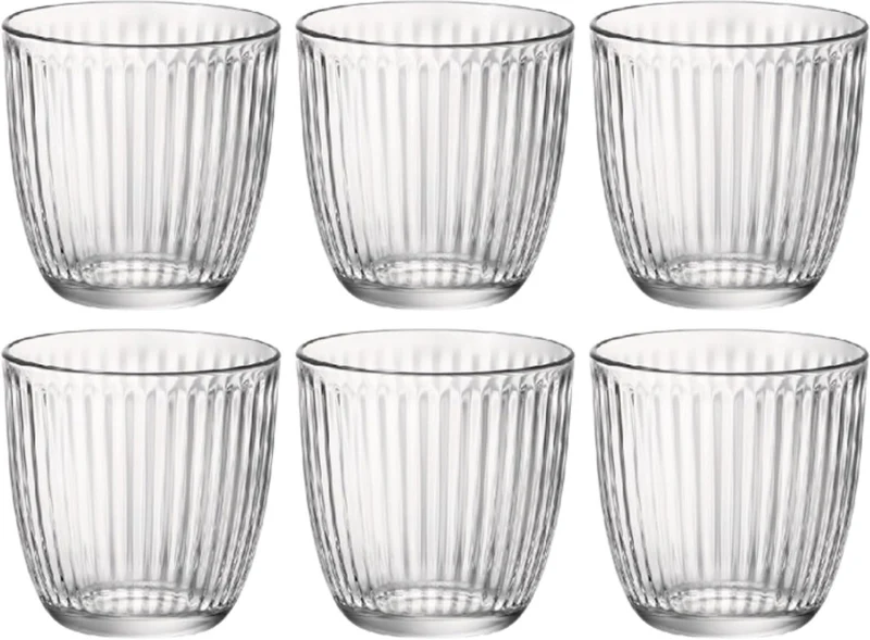 Ensemble de verres a eau Bormioli Rocco - Gobelet - Line - 290 ml - 6 pièces