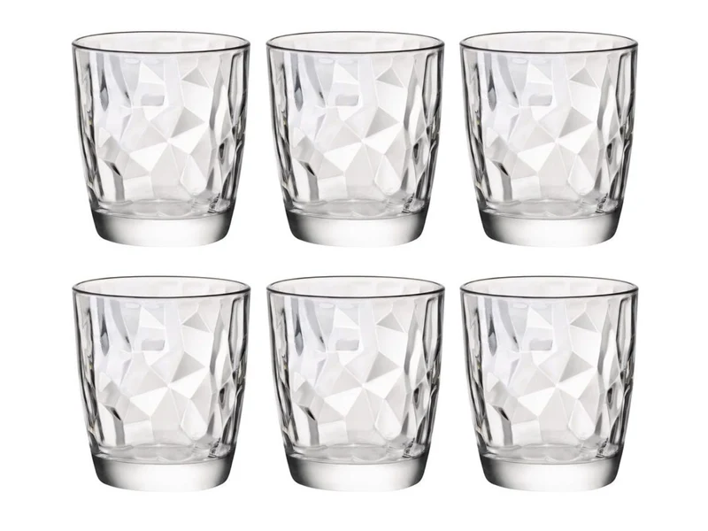 Ensemble de verres a eau Bormioli Rocco - Gobelet - Diamond - 30 cl - 6 pièces