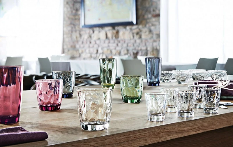 Ensemble de verres a eau Bormioli Rocco - Violet - Diamond - 300 ml - 6 pièces