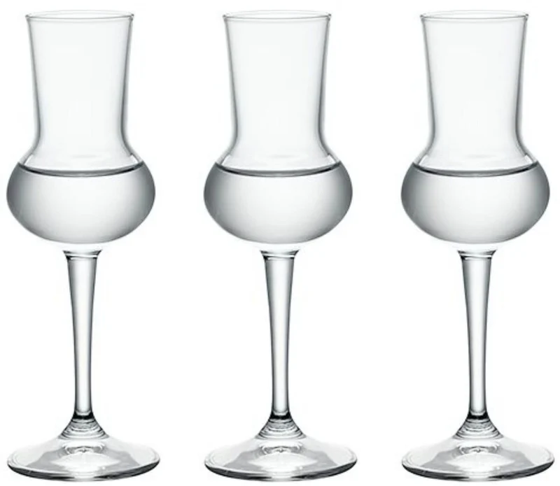 Set de verres a grappa Bormioli Rocco - Grappa - Restaurant - 8 cl - 3 pièces