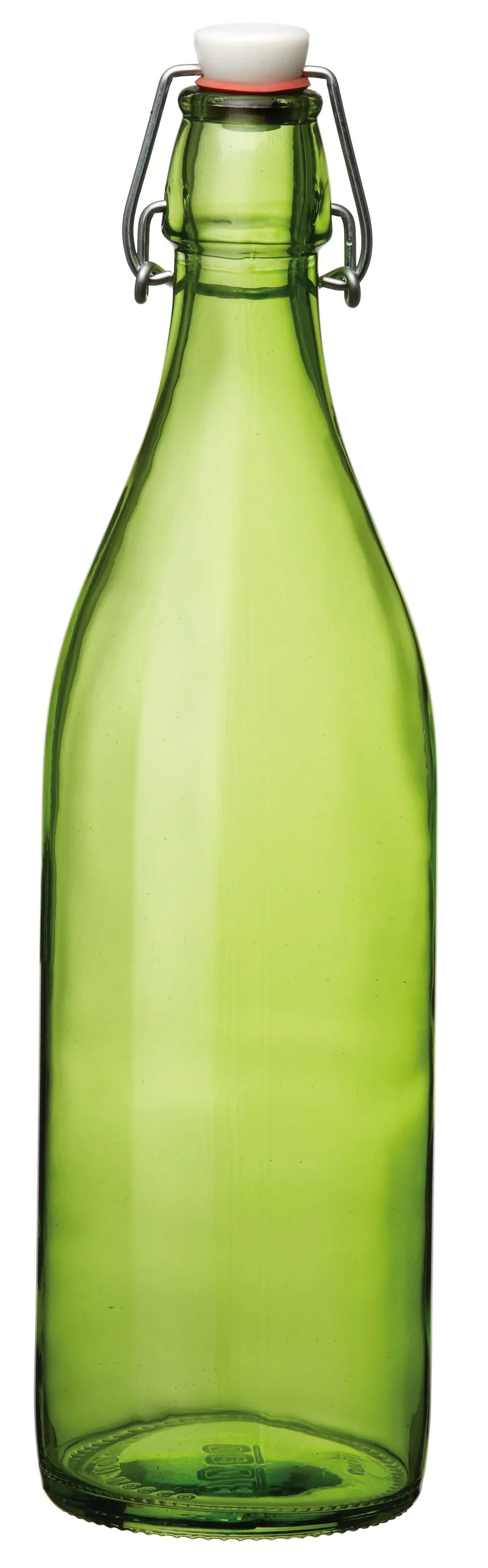 Bouteille à bouchon mécanique Bormioli Rocco Giara - Vert - 1 litre