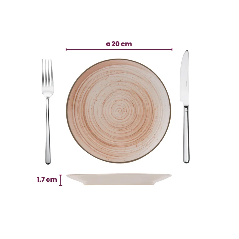 Ensemble de vaisselle Cosy&Trendy - Sintra Terracotta - 16 pièces