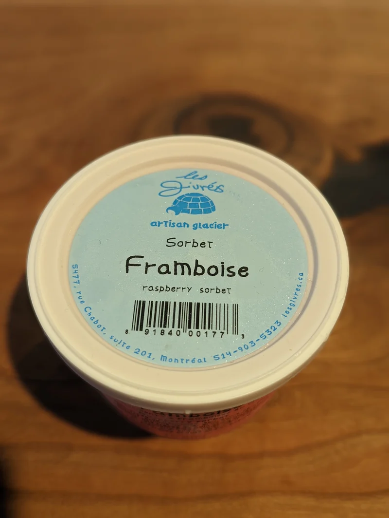 Sorbet Framboise 108ml