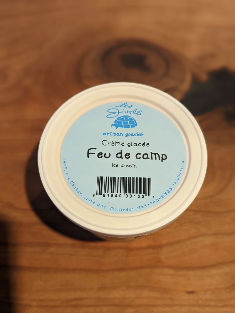 Creme glacee Feu de Camp 108ml
