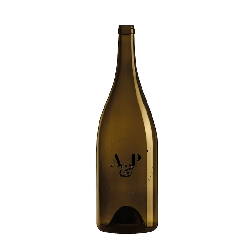 Bouteille et magnum en verre personnalisé mariage