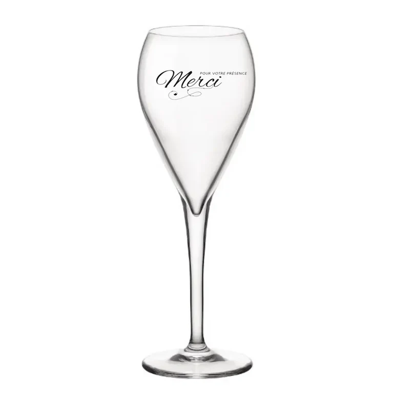 Flûte Effervescente 15cL en verre pour mariage