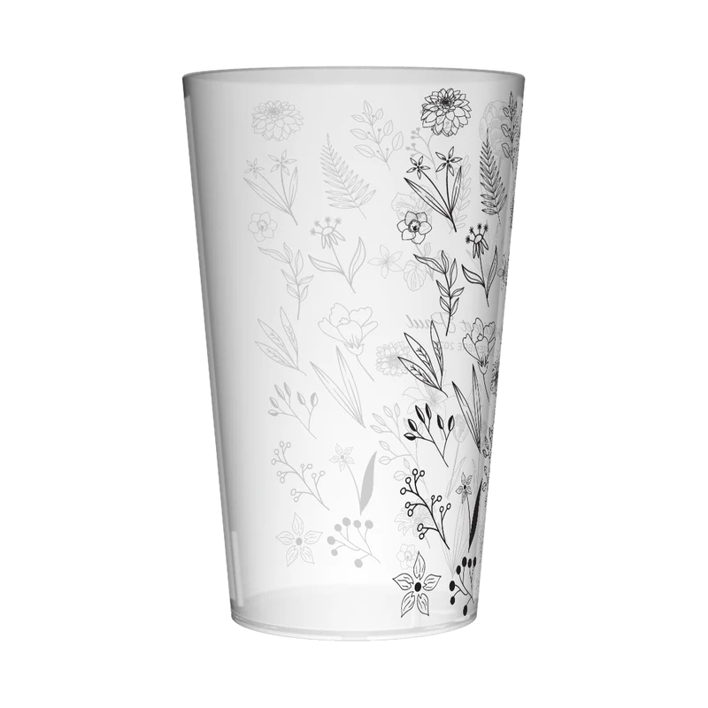 Gobelet personnalisé Mariage Dessin Fleur