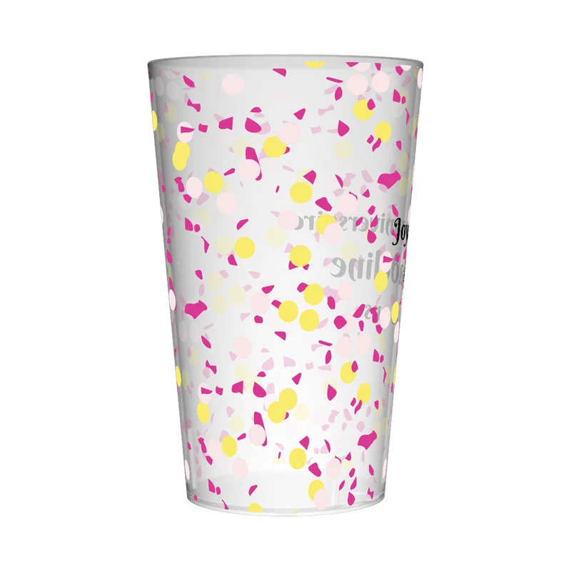 Gobelet personnalisé Anniversaire Confettis
