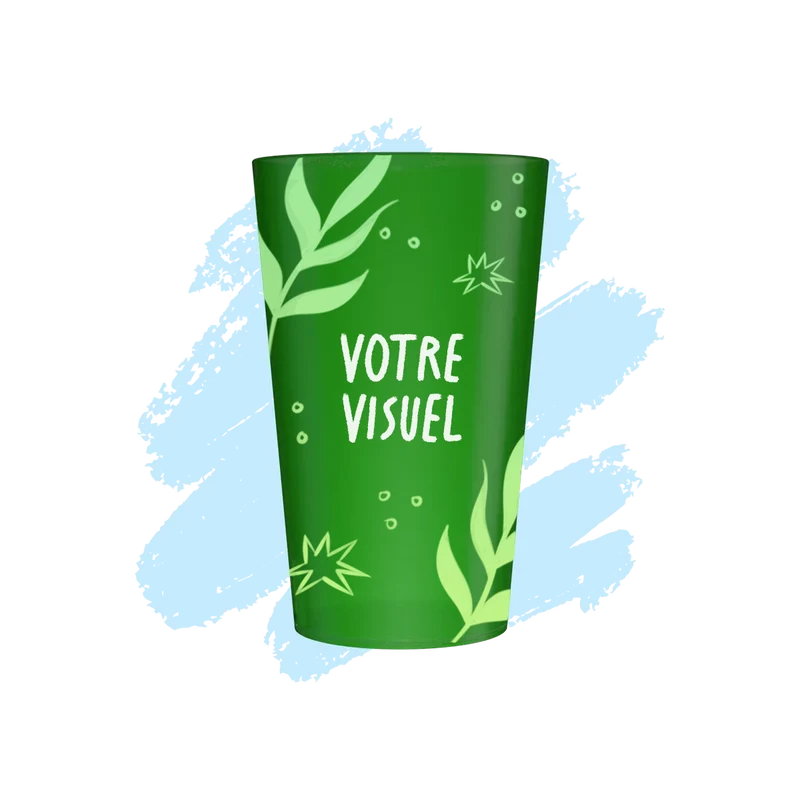 Gobelet personnalisé 25 cl vert