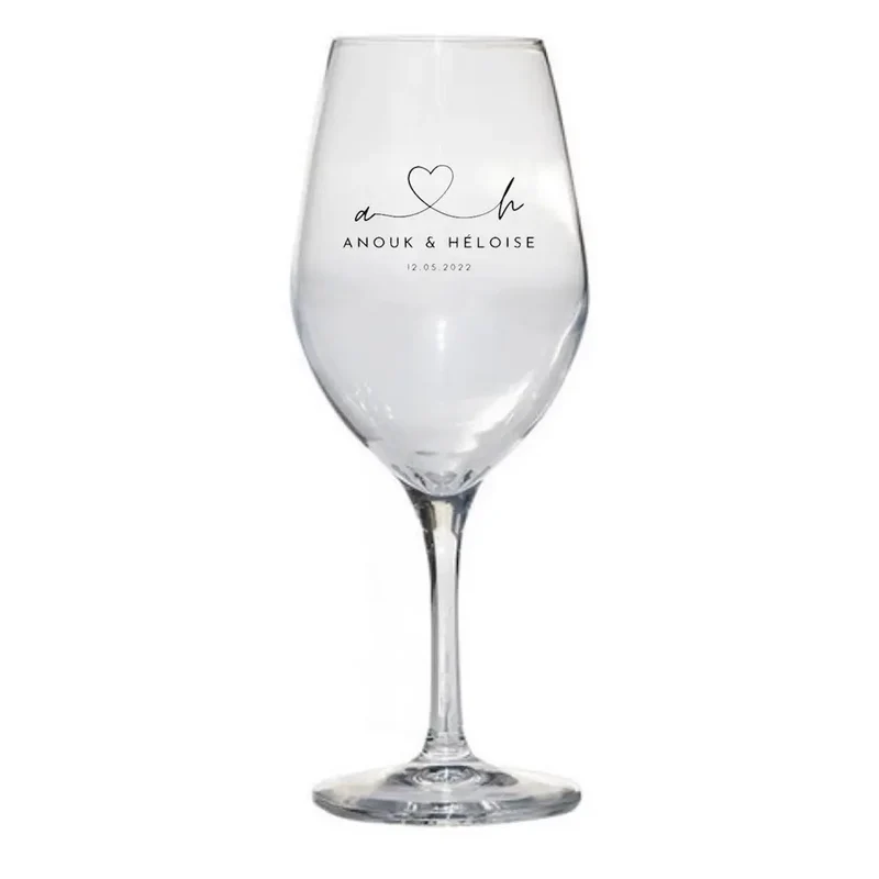 Quintescence 26cL - Verre à vin personnalisé mariage