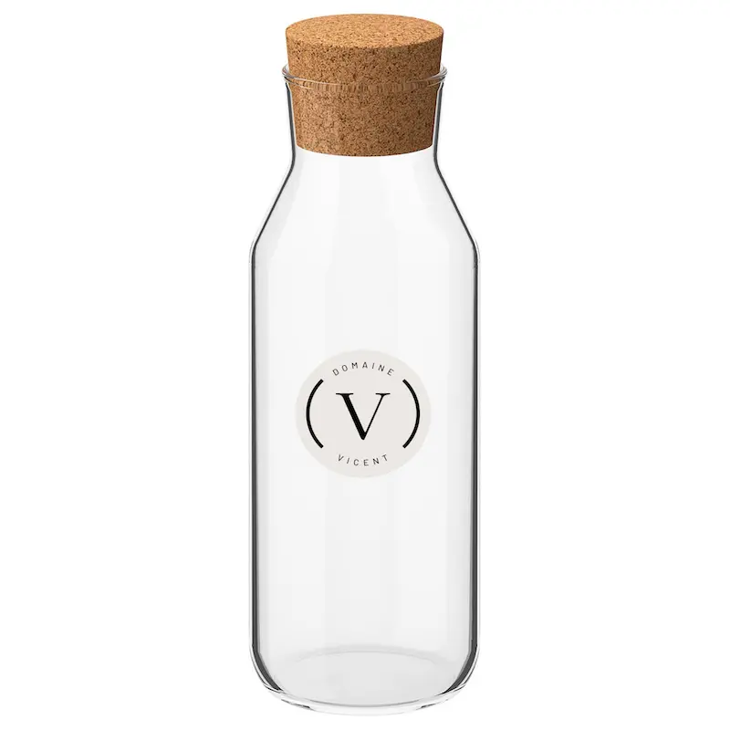 Sublime 100cL - Carafe avec bouchon personnalisée