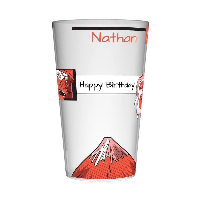 Gobelet personnalisé Anniversaire Volcan