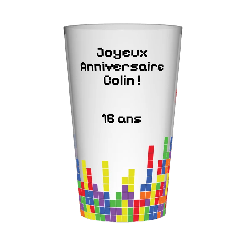 Gobelet personnalisé Anniversaire Jeu Puzzle