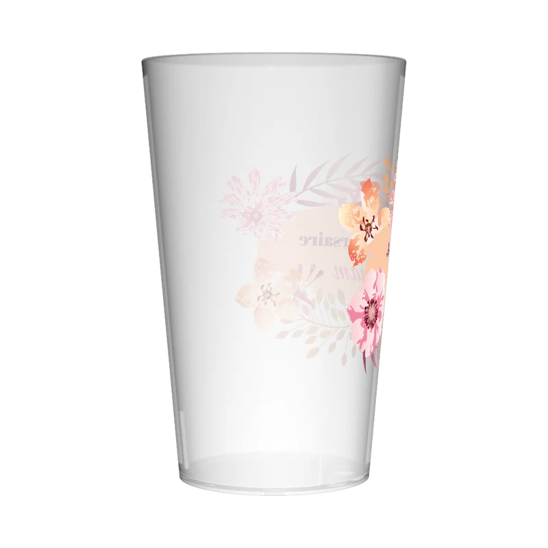 Gobelet personnalisé Anniversaire Fleuri