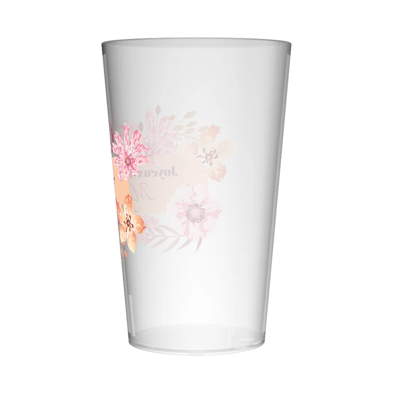 Gobelet personnalisé Anniversaire Fleuri
