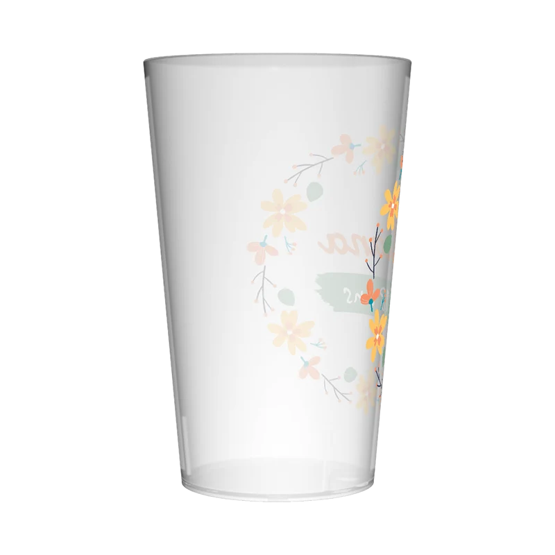 Gobelet personnalisé Anniversaire Floral