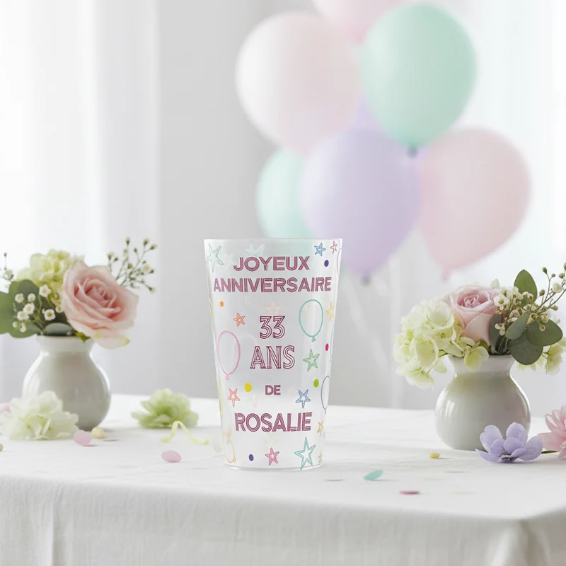 Gobelet personnalisé Anniversaire Dessins