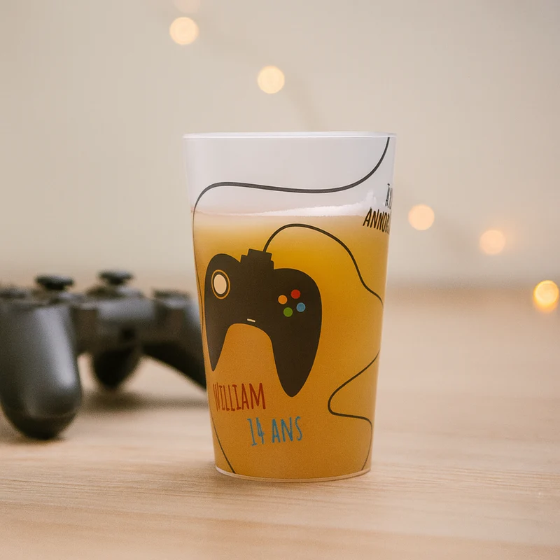 Gobelet personnalisé Anniversaire Manette