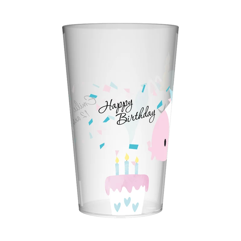 Gobelet personnalisé Anniversaire Licorne