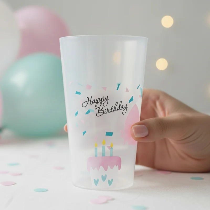 Gobelet personnalisé Anniversaire Licorne