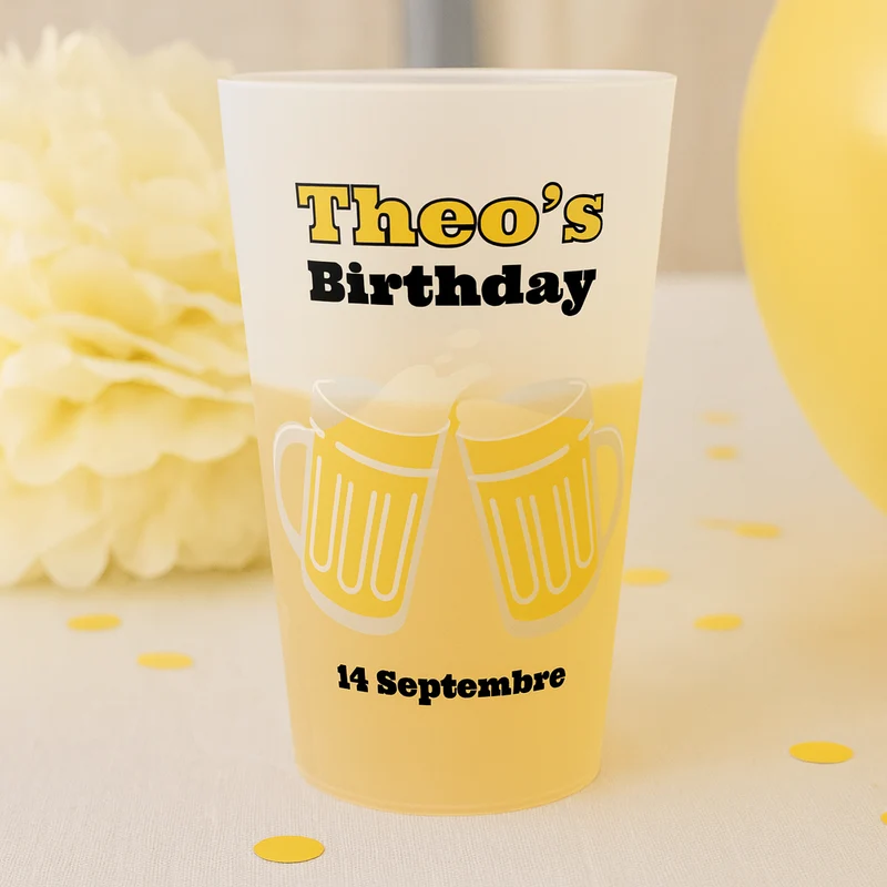 Gobelet personnalisé Anniversaire Adulte