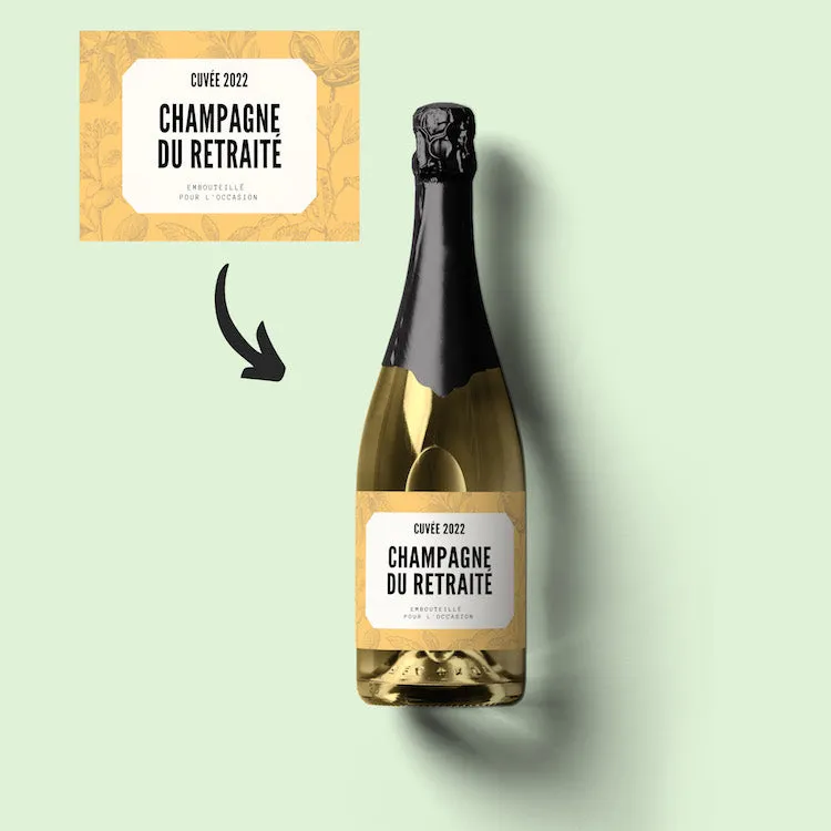 Champagne personnalisé d'entreprise