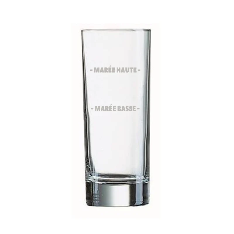 Verre a whisky personnalisé type tube - 20cL