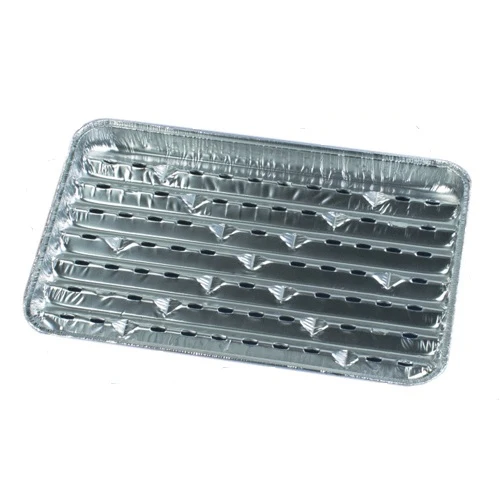 Plats à griller. alu rectangulaire 2.5 cm x 23 cm x 34 cm (50 unités)