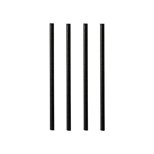 Pailles pour cocktail. papier Ø 7 mm · 15 cm noir (4000 unités)