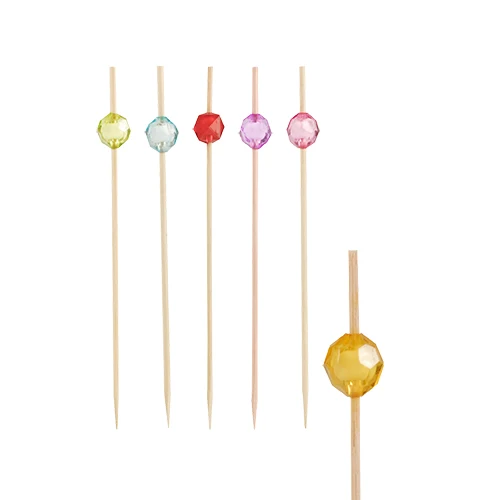 Piques 12 cm couleurs assorties "Pearl" (1000 unités)