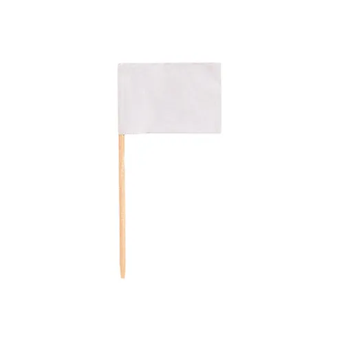 Piques décoratives 8 cm blanc (5000 unités)