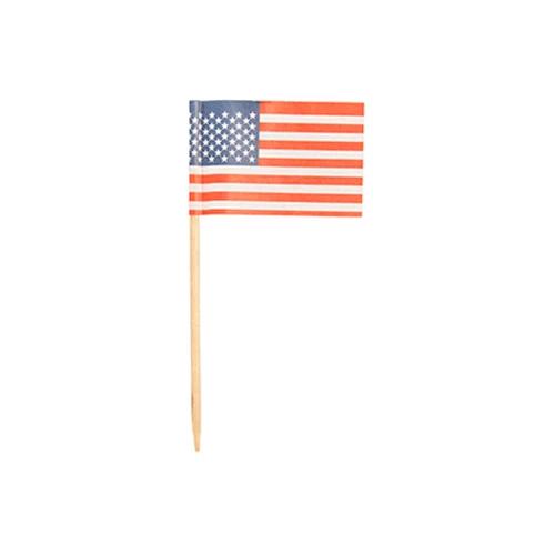 Piques décoratives 8 cm "Amerique" (5000 unités)