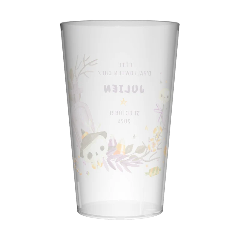 Gobelet personnalisé Halloween Squelette