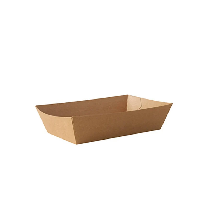 Barquette Snacking en Carton Kraft - 3 tailles