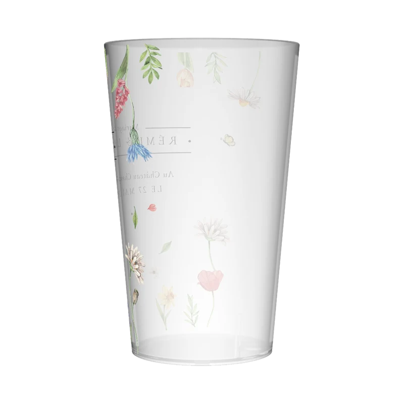 Gobelet personnalisé Mariage Prairie & Fleurs