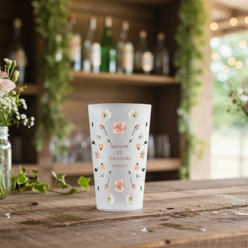 Gobelet personnalisé Mariage Poétique