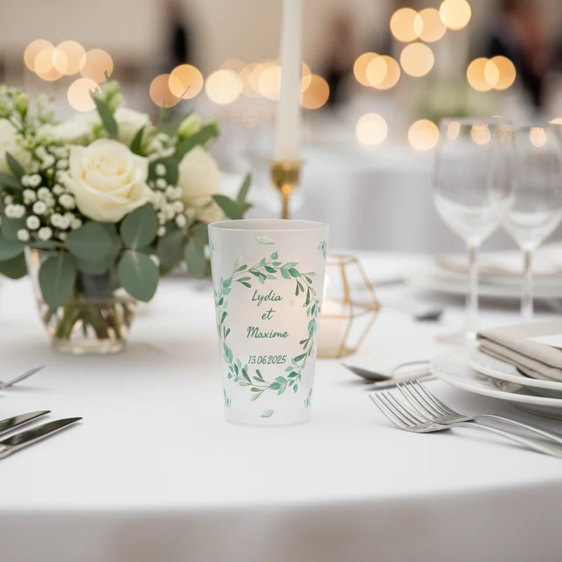 Gobelet personnalisé Mariage Brindille