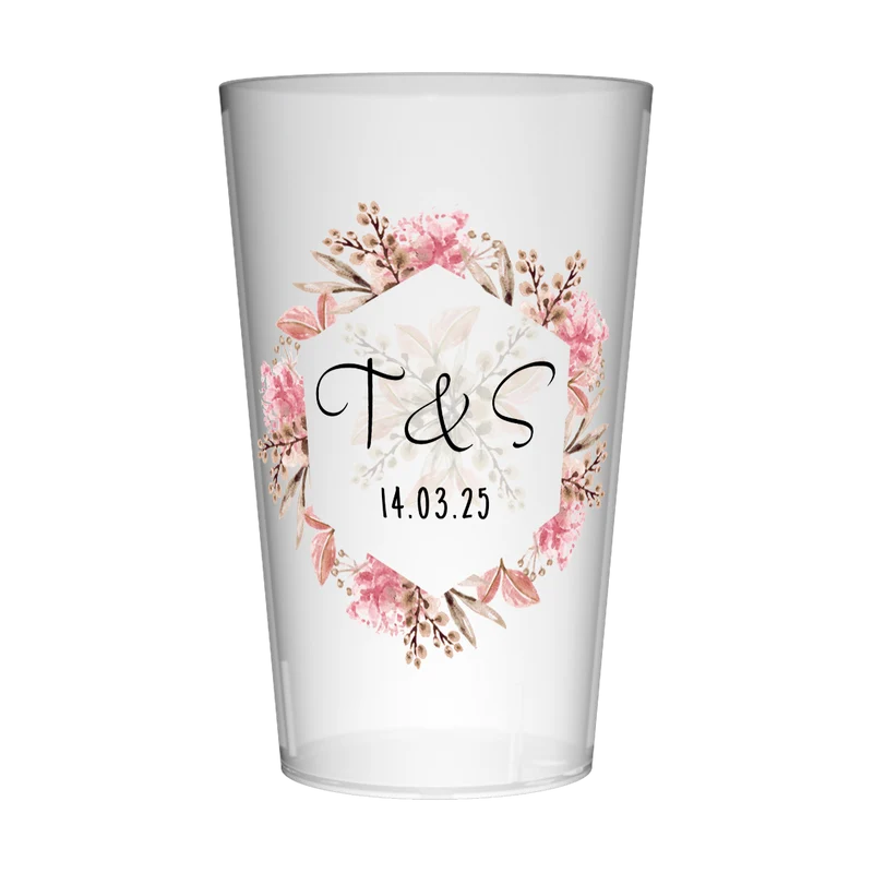 Gobelet personnalisé Mariage Pastel
