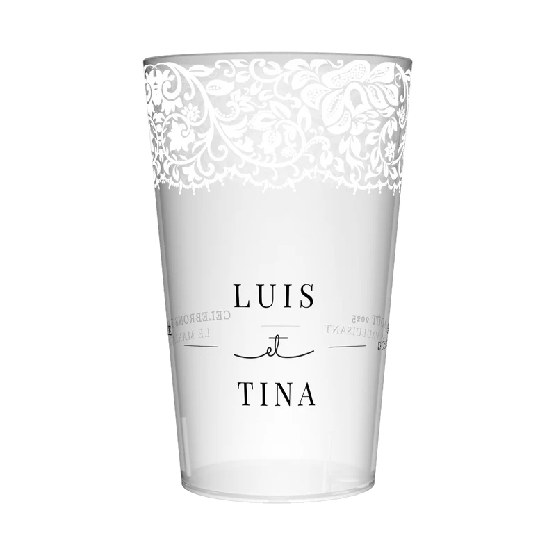 Gobelet personnalisé Mariage Chic & Sobre