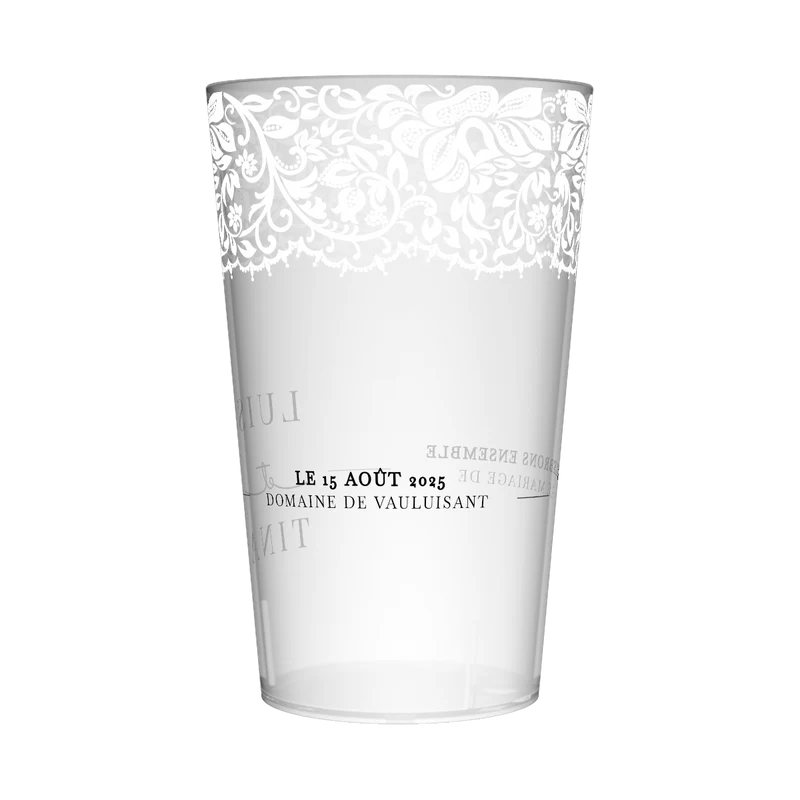 Gobelet personnalisé Mariage Chic & Sobre