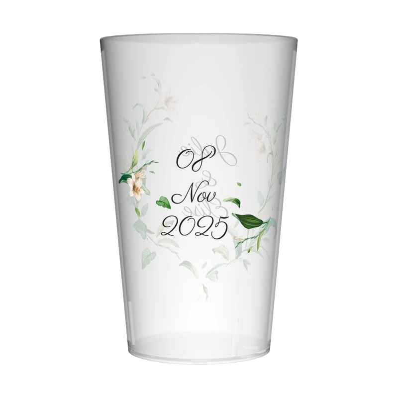 Gobelet personnalisé Mariage Fleur Sauvage