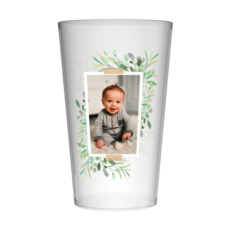 Gobelet personnalisé Baptême Image Champêtre