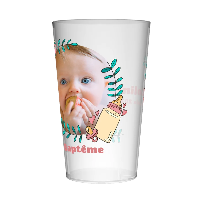 Gobelet personnalisé Baptême Image