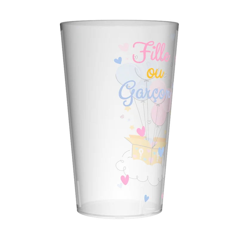 Gobelet personnalisé Gender Reveal Surprise