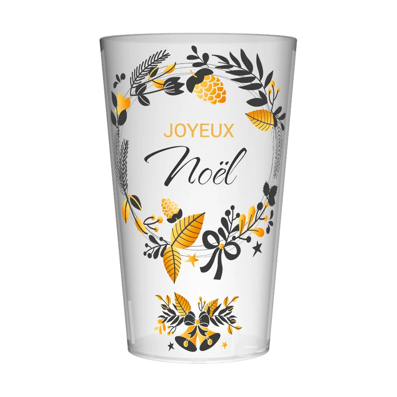 Gobelet personnalisé Noël Festif