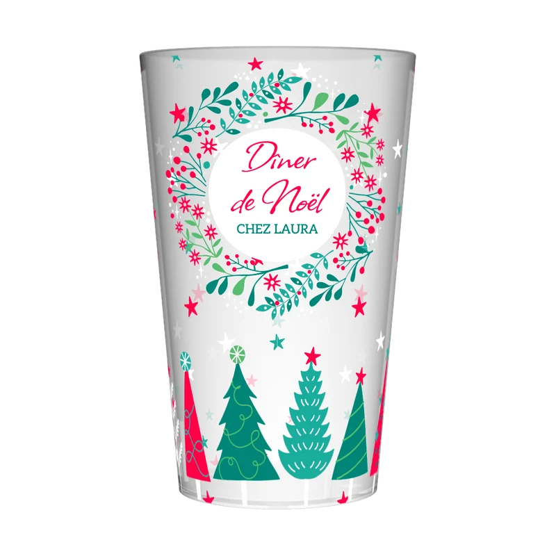 Gobelet personnalisé Noël Sapin