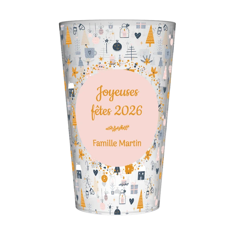 Gobelet personnalisé Noël Décoration