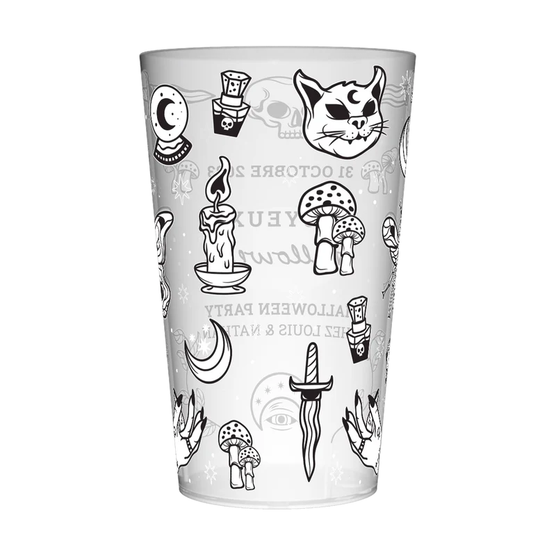 Gobelet personnalisé Halloween Black & White