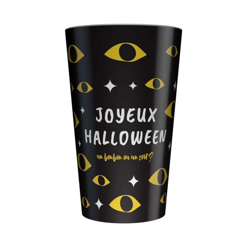 Gobelet personnalisé Halloween Oeil Nuit