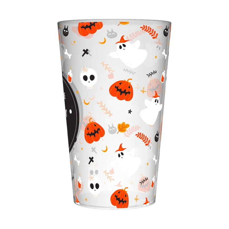Gobelet personnalisé Halloween Fantôme & Citrouille
